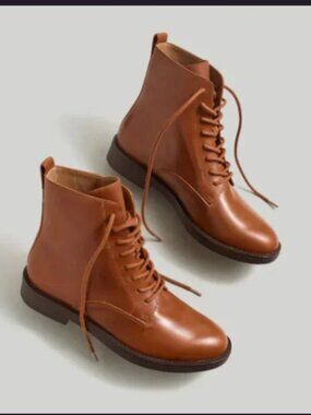 Madewell The Evelyn Lace-Up Ankle Boot